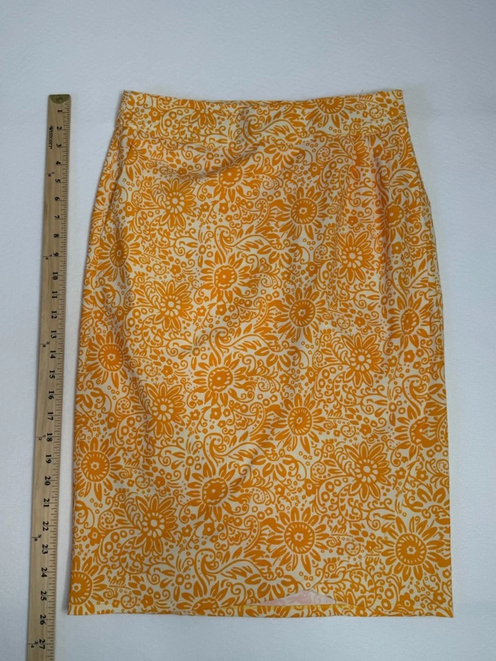 Ripskirt Hawaii Orange Floral Mini‎ Skirt Size Small Stretch Travel